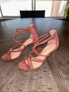 Kelly & Katie Rose Suede Knotted Strappy Heels